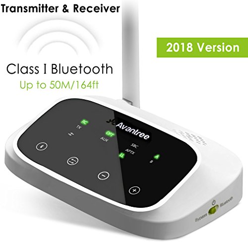 [2018 version] avantree oasis 164ft long range bluetooth transmit…