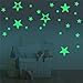 Marsway Creative Stars Night Glow Sticker Night Luminous Glow in The Dark Kids Room Wall Decal Stickers
