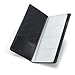 Samsill Regal Leather Business Card Holder with Padded Cover, Book Holds 96 Business or Credit Cards, Black