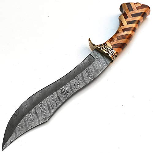 Custom Handmade Damascus Steel Hunting Bowie Knife -Sword/Chef Kitchen Knife/Dagger/Full Tang/Skinner/Axe/Billet/Cleaver/Bar/Folding Knife/Kukri/knives accessories/survival/Camping With Sheath 9181