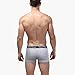 Natural Feelings Mens Underwear 3 Pack Classic Soft Cotton Boxer Briefs, Assorted Color (White/Grey/Black 3-Pack with Open Fly, L 36