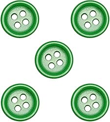 Libiline 100pcs Resin Button Solid Color 4Holes