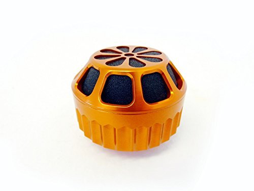 King Motor CNC Orange Aluminum Air Filter Kit Fits HPI, KIng Motor and Rovan Baja Buggies and Trucks, and most 23cc to 30.5cc 1/5 scale vehicle engines - Thumbnail 7