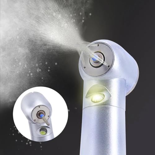 Pieza de Mano Dental de Alta Velocidad con Luz LED, Alto Par, Funcionamiento Silencioso, 2 Agujeros