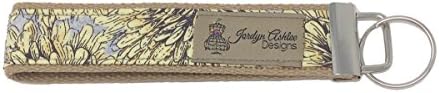 Jordyn Ashlee Designs Printed Extra Long Key Fob For Your Keys Or I.D. Badge, The Joanna
