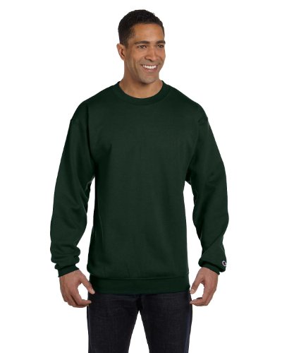 Champion S600 Eco Crewneck Sweatshirt - Dark Green, Extra Large