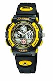 30m Water-proof Digital-analog Boys Girls Sport Digital Watch with Alarm Stopwatch Chronograph (Child) 6 Colors (Yellow-black)