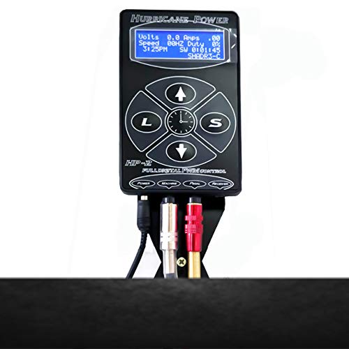 Tattoo Power Supply - Yakecan Professional Tattoo Power Supply Kit Intelligent Digital LCD Rotary Tattoo Power Supply Set with Cord Fits for All Tattoo Machine Tattoo Supply Tattoo Kit - Thumbnail 3
