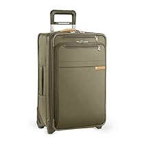Briggs & Riley Baseline Domestic Carry-On Expandable Upright, Olive, Medium