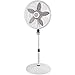 Lasko 1885 18" Cyclone Pedestal Fan with Remote Control, 18 inches White primary