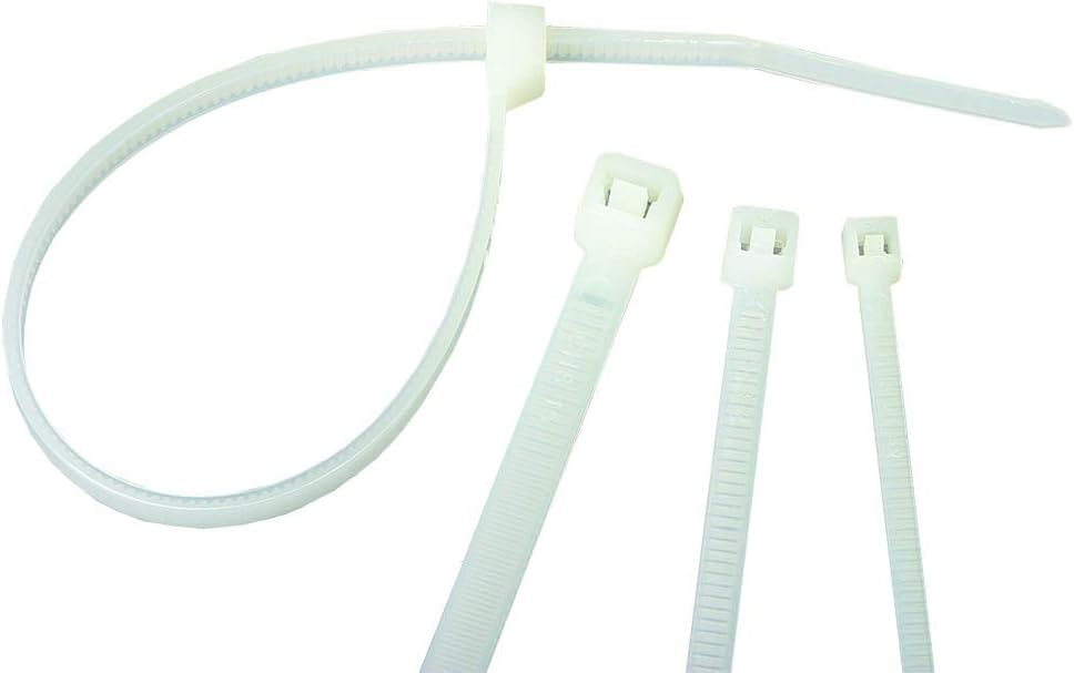 Voltman DIO052104 DIO052104 Nylon Cable Ties 280 mm x 3.5 mm Pack of 25 White