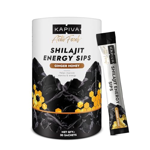 Kapiva Shilajit Honey Sticks 7500mg Pure Shilajit