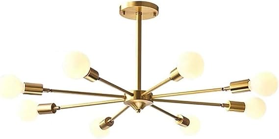 YXZQ Zeitgenössischer Sputnik Kronleuchter, Pendelleuchte aus der Mitte