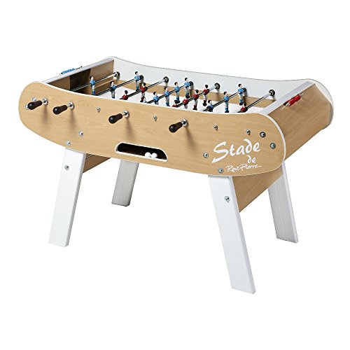 René Pierre Le Stade Foosball Table with Safety Telescoping Rods with Ergonomic Handles, Abacus Scoring Units and Single Goalies