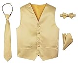 Spring Notion Boys' 4-Piece Satin Tuxedo Vest Set 6