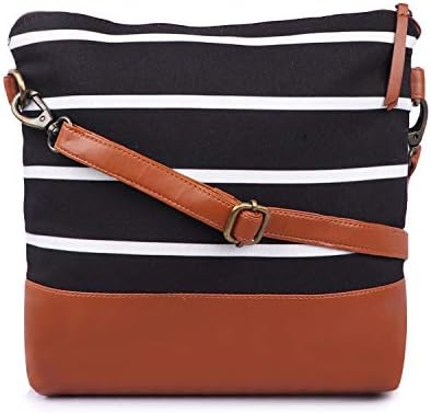 SUPRINO Casual, Stylish, Latest Synthetic Sling Bag for Girls & Women, Best for Teens College, Office, Outing, Shopping and for Daily Travel available in Black Color.