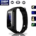 Hidden Camera Bracelet HD Mini Camcorder - Larger Display Version Spy Camera 1080p Wirst Band Sports Spycam LKcare Lens-Shielded Surveillance DVR with Tracker Function