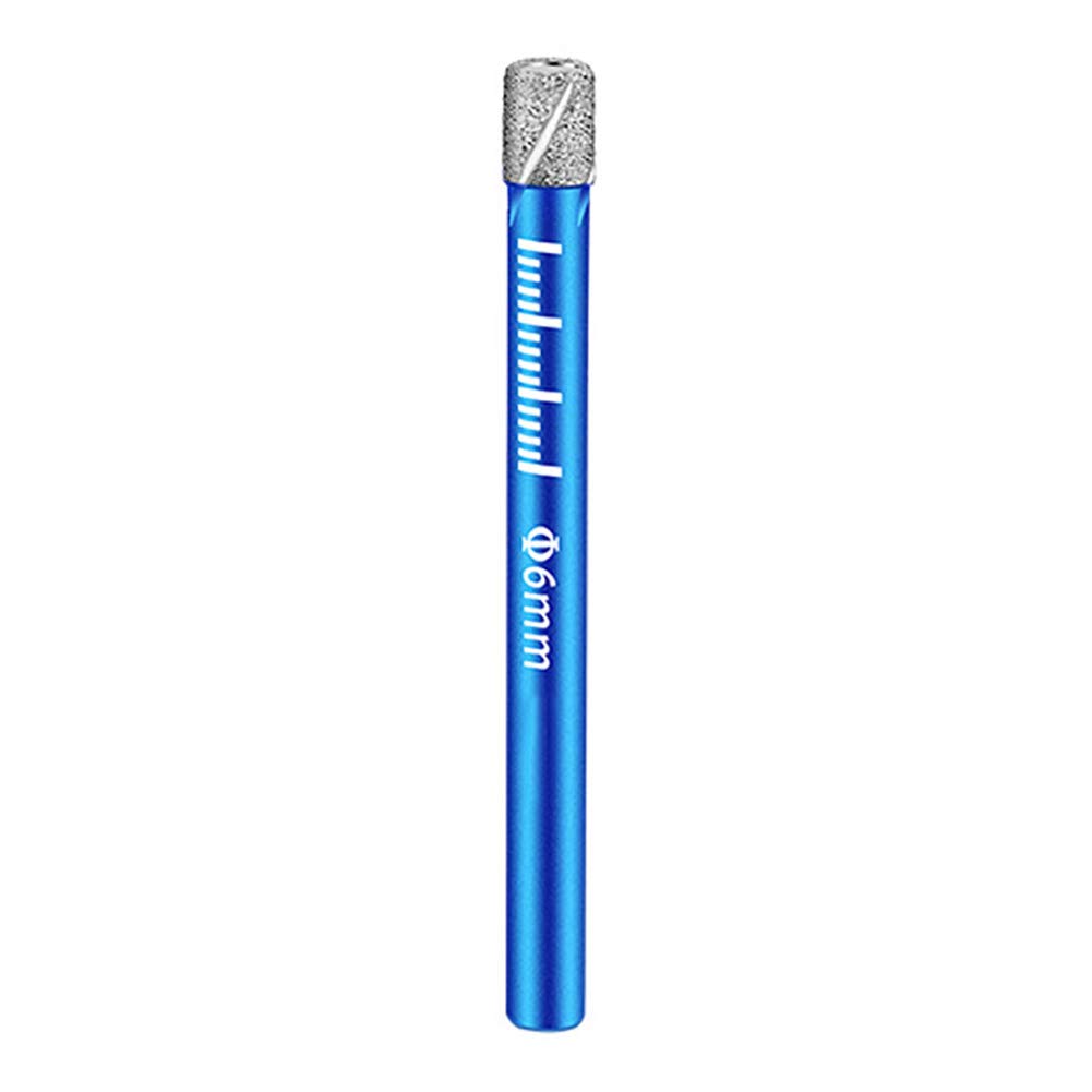 BOZONLI Diamond Hole Saw Drill Bits, Slate Porcelain Marble Hollow Core Drill Bit for Glass, Ceramic, Porcelain, Tile, Marble, Granite (6mm Diameter)