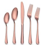 Berglander Rose Gold Silverware Set, 20 Piece