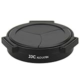 JJC ALC-LX7BK Self-Retaining Auto Open Close Front Lens Cap Compatible For Panasonic Lumix LX7 And Leica D-Lux6 Black Fits Filter
