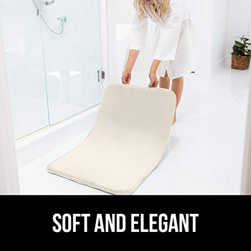 Gorilla Grip Thick Memory Foam Bath Rug, Soft Absorbent Luxury Mats