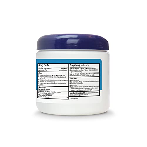 AMAZON BASICS HEALING OINTMENT FOR BABIES, SKIN PROTECTANT FOR DRY OR CRACKED SKIN, PEDIATRICIAN TESTED, 14 OUNCE, 1-PACK (PREVIOUSLY SOLIMO)