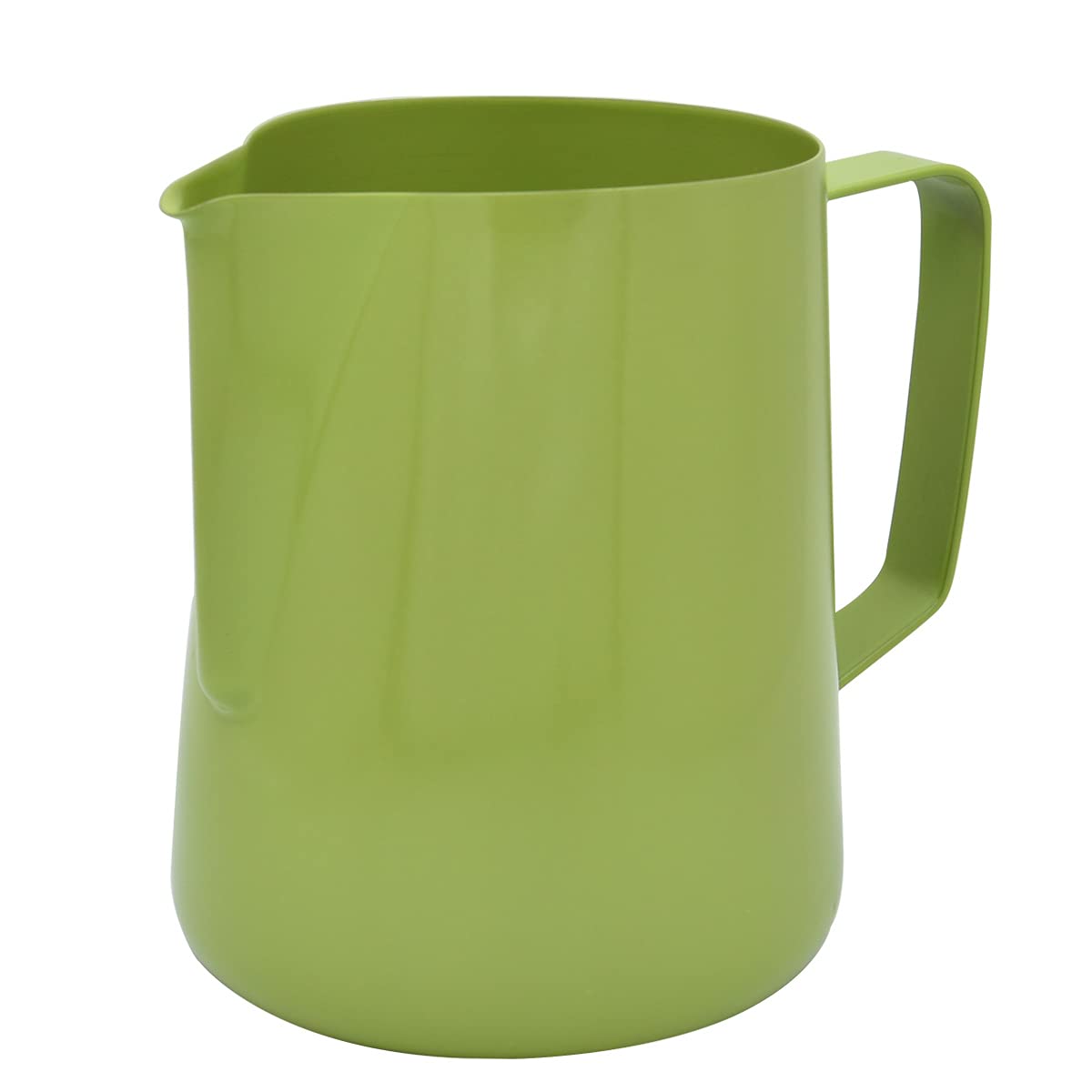 SIPLIV 20 Oz(600 ml) Stainless Steel Espresso Steaming Pitchers Milk Frothing Pitcher Creamer Macchiato Cappuccino Latte Art Making Pitcher Cups Frothing Pitcher - Green