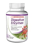 Digestive Enzymes. Complete with Lactase, Amylase, Lipase for Optimum Digestive Health.