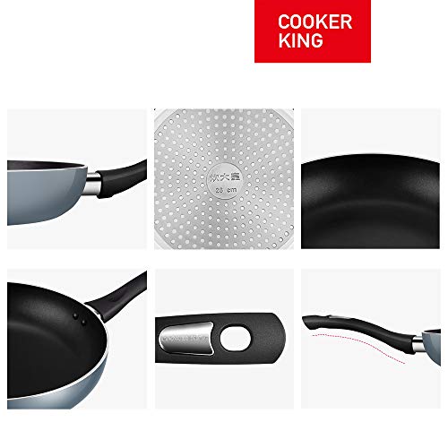 COOKER KING 10 Inch Nonstick Frying Pan PFOA/Toxin Free, Induction