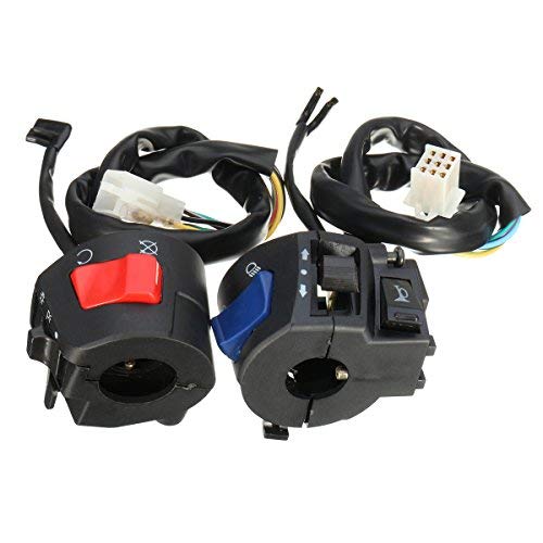 Alamor Universal 7/8Inch 22Mm Motorcycle Handlebar Horn Turn Signal Light Control Switch