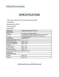 Benzocaine, High Purity, Reagent, 100 Grams
