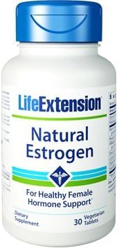 Life Extension - Natural Estrogen 30 Veggie Tablets, 2 PACK