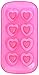 Wilton 8-Cavity Heart-Shaped Silicone Shot Glass Mold