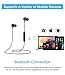 Bluetooth Sport Headphones, Stereo Magnetic Wireless Earbuds with HD Mic Bluetooth 4.2 and Secure Fit Noise Isolating Headsets IPX5 Sweatproof in Ear Earphones for Running Gym Workoutthumb 2