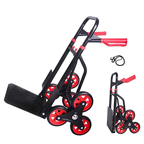 Dhgktru 台車 高さ伸縮可能 ハンドキャリー キャリーカート 折りたたみ 軽量 固定ロップ 2付き アウトドア 荷物運び ゴムコード 耐荷重160kg 3輪キャスター 防災グッズ 引越し 買い物 釣り 旅行 防災 運動会 防災用品 避難