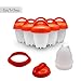 Silicone Egg Bites Molds for Instant Pot Accessories 2 Pack and Bonus Bundle 2 Pack Silicone Sealing Rings by Positive Latitude - Both Fit Instant Pot 5 & 6 qt Pressure Cookers