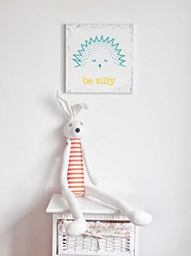 Hedgehog Decal for Walls // Hedgehog Decal // Children's Name Sign // Animal Wall Decal // Name Decal