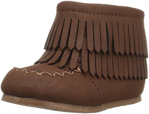 Natural Steps Girls' Shiloh Boot, Brown, 3 M US Infant