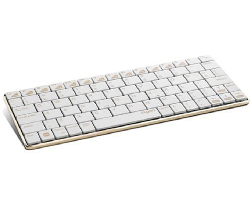 Mactrem Rapoo E6300 Gold 5.6mm Ultra-Slim Bluetooth3.0 Wireless Blade Keyboard for iPad