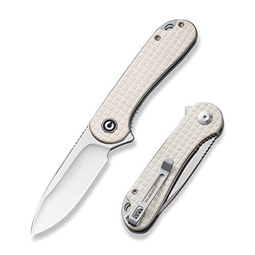 CIVIVI Folding Pocket Knife Elementum Flipper Knife with 2.96'' D2