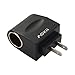 AOKII AC to DC Power Socket Adapter Converter,110~220V Mains to 12V-500MA Car Cigarette Lighter Socket Power Adapter Charger,Household Cigarette Lighter Socket