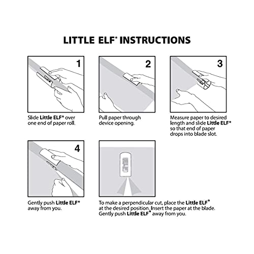 Little ELF The Original Gift Wrap Cutter (2Pack) As seen on Shark