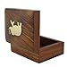 Jewelry Box in Wood Elephant Charm Gift for Women, 4 X 3 X 2 Inches by ShalinIndia