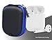 Travel Case for Airpods Case; Otium Bluetooth Headphones; Powerbeats3 Wireless in-Ear; Sennheiser CX 685, OCX 685i, PMX 685i; Skullcandy Ink'd 2 Earbud, TaoTronics TT-BH06, Black with Blue Zip