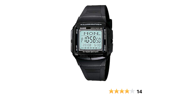 Amazon.com: Casio Multilingual Mens Databank Watch, with 13 Languages and  30 Page Databank, 50M Water Resistant, 5 Multi-Function Alarms, with  Stopwatch, and Countdown Timer, Features Hourly Time Signals : Casio:  Clothing, Shoes