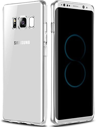 Samsung Galaxy S8 Clear Case Slimnood by Nonobros - Ultra Slim Flexible Protective Case - Transparent Thin 0.5mm Lightweight Case for Samsung Galaxy S8 (2017) - Crystal Clear