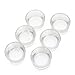 Hosley's Set of 12, Clear Glass Cup Tea Light Holder, 2