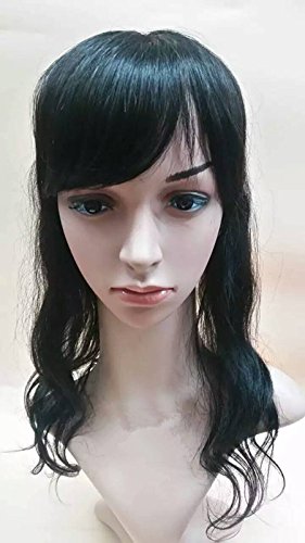 Amazon Com Long Wavy Curly Human Hair Toppers Clip In On Hair