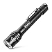 Zanflare F2 LED Flashlight, IP68 Water-Resistant, Tactical Cree Torch Light, 4 Light Modes Low/Medium/High/Strobe for Camping, Cycling, Emergency, Neutral White 4500-5000K
