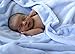 Higher Comfort Luxuriously Soft Baby Blanket - Baby Blue - 30